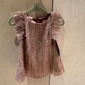 Cat & Jack Pink Shimmer Dress, NWT, 6-9 months